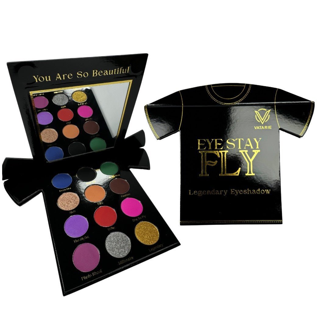 Legendary Since Birth (Eye Stay Fly Collection) - Sexy, Talc - Free, Pigmented Modern Eyeshadow Palette - Vatarie Cosmetics